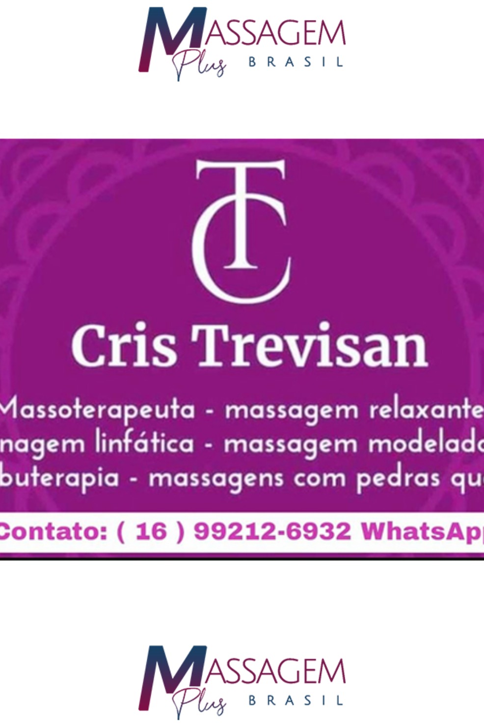 Cris Trevisan Massoterapeuta